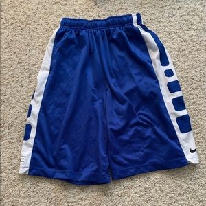Boys Nike elite shorts (blue)